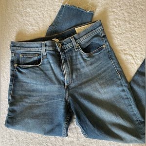 Rag & Bone High Rise Ankle Jean